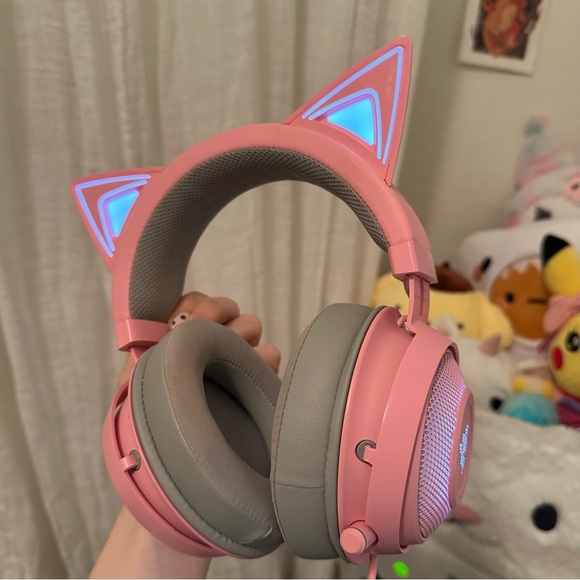 Razer Kraken Kitty RGB USB Gaming Headset Quartz Pink - Picture 13 of 13